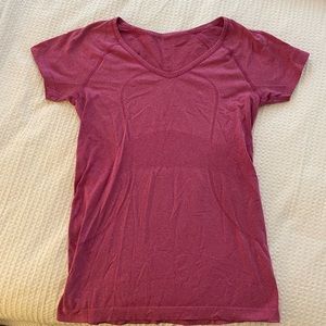 Lululemon Athletic Pink Short Sleeve TShirt